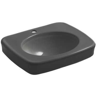 Bancroft Ceramic 24" Pedestal Bathroom Sink