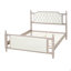 Lit plateforme simple en métal, rose