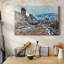 «Road to Vetheuil in Winter», toile tendue avec châssis-902203015