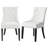 Tufted Upholstered Beige Dining  Chair -749856962-697707237