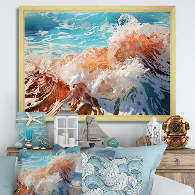 «Beach Waves Fusion», reproduction sur toile
