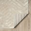 Tapis beige à motif géométrique à lignes horizontales abani Rugs Ter140A-190759593