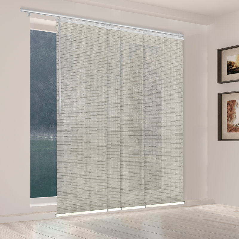 Rail blanc extensible 4 panneaux à 4 panneaux de 48 à 88 po de largeur, largeur de panneau de 23,5 po, L 88 po x L 94 po