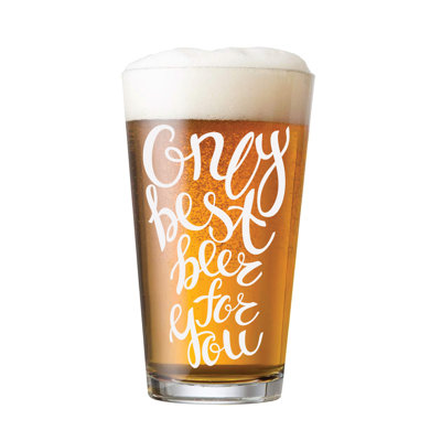 Verre à pinte 16 oz seulement best bière Zeibak