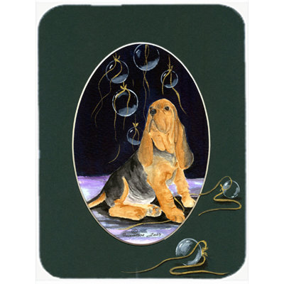 Bloodhound Rectangle Glass Cutting Board