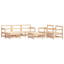 7 Piece Garden Lounge Set Solid Wood Pine