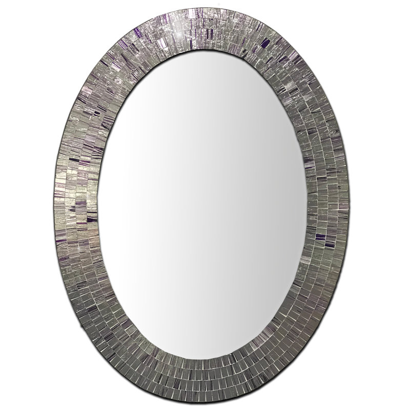 Rushworth Glass Frame Mirror, Violet