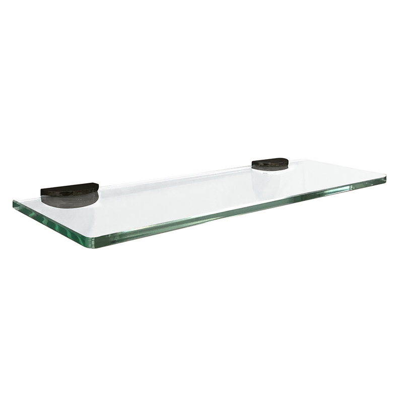 Drill / Screw Shower Shelf, Matte Black