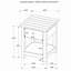 Table de bout en bois avec tiroir Castleton-667693509