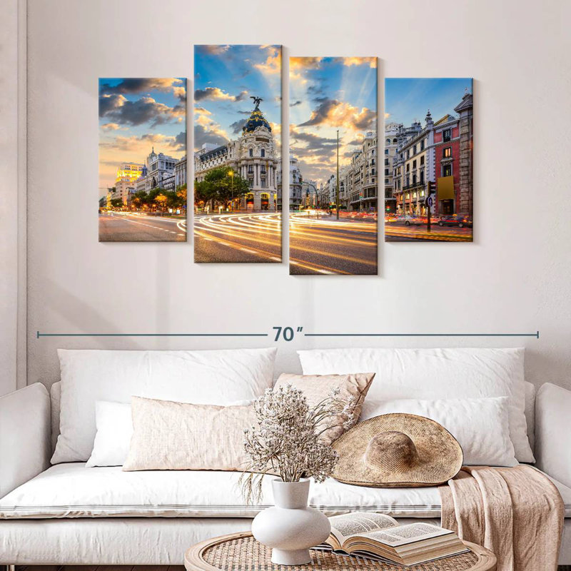 Sireci Gran Via Light Trails, 32" H x 52" W