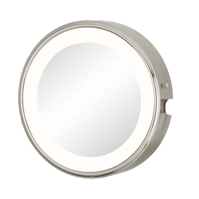 Lentille optionnelle pour miroir lumineux Neo Modern, Nickel poli