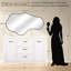 Miroir asymétrique 39 "x 24" avec cadre - pour la salle de bain, la chambre à coucher, le salon et le vestibule-1381560591-1377010883