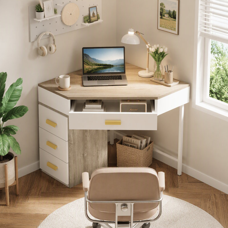 Bureau en coin