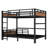Convertible Full Bunk Bed To Two Beds, Metal Loft & Platform Bed With Noise-Free Sleep.-531841879-531841872