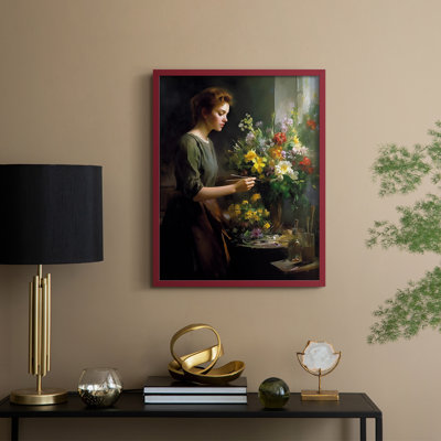 Reproduction encadrée WOMEN Series CDXLIX - bois massif