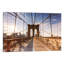 Brooklyn Bridge At Sunset, New York City, New York, USA by Matteo Colombo - No Frame Print on Canvas-42152966