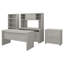Ensemble de bureau avec huche 5 pièces Echo Front-1829386164