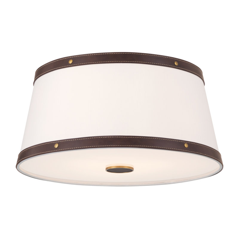 Libby Langdon Callahan 17'' Luxe Gold Flush Mount, Gold