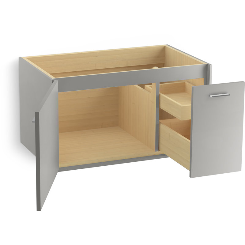 Jute® 36" Bathroom Vanity Base Only, Mohair Gray