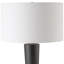 Lampe sur pied fuselée noire Philomen