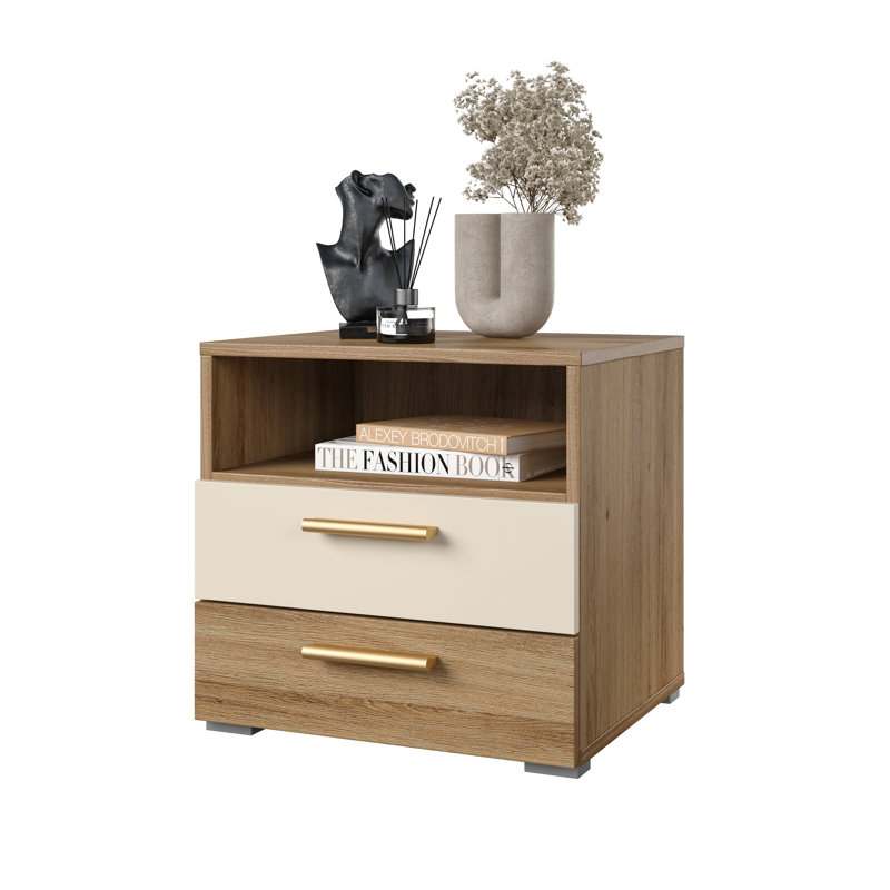 Parmveer Manufactured Wood Bedside Table