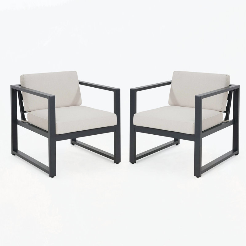Ensemble de 2 chaises d'extérieur Navan