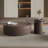 High-level retro round coffee table