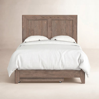 Jemma Solid Wood Panel Bed