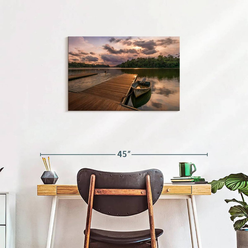 MacRitchie Reservoir Dock, 20" H x 30" W