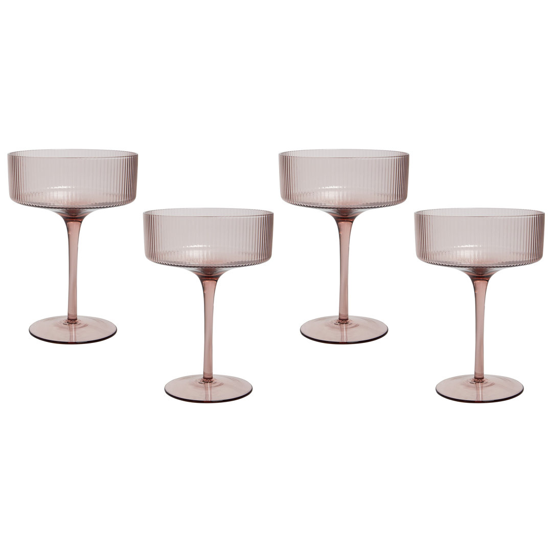 Allasia 330ml Handmade White Wine Glass Set