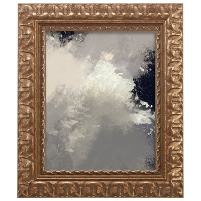 Greyson Scratched Bronze Wood Embossed Picture Frame