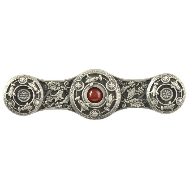 Jewels II Bar / Handle Pull, Antique Pewter