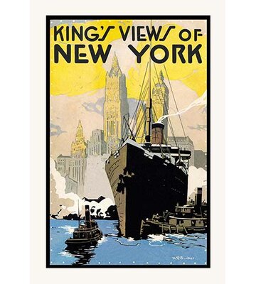 King's Views of New York (Book Jacket) by H.P. Junker Vintage Advertisement -  Buyenlarge, 0-587-02430-5C4466