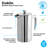 Grosche 8-Cup Dublin Stainless Steel French Press Coffee Maker