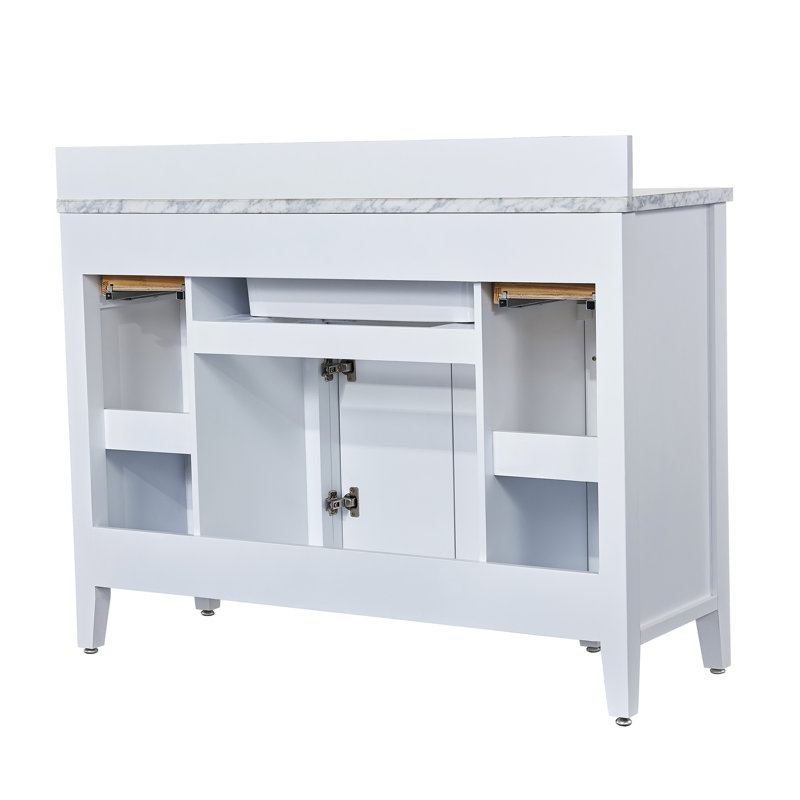 Adeline 48'' W Single Vanity, White