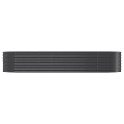 Vidaxl Garden Raised Bed Anthracite Powder-Coated Steel