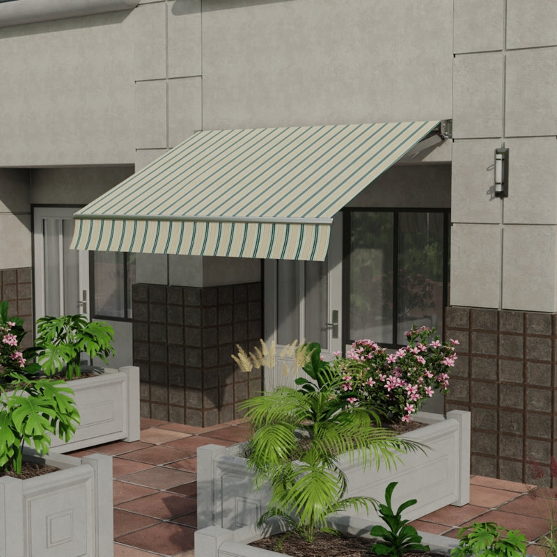 Tissu Sunbrella à rayures 46 po