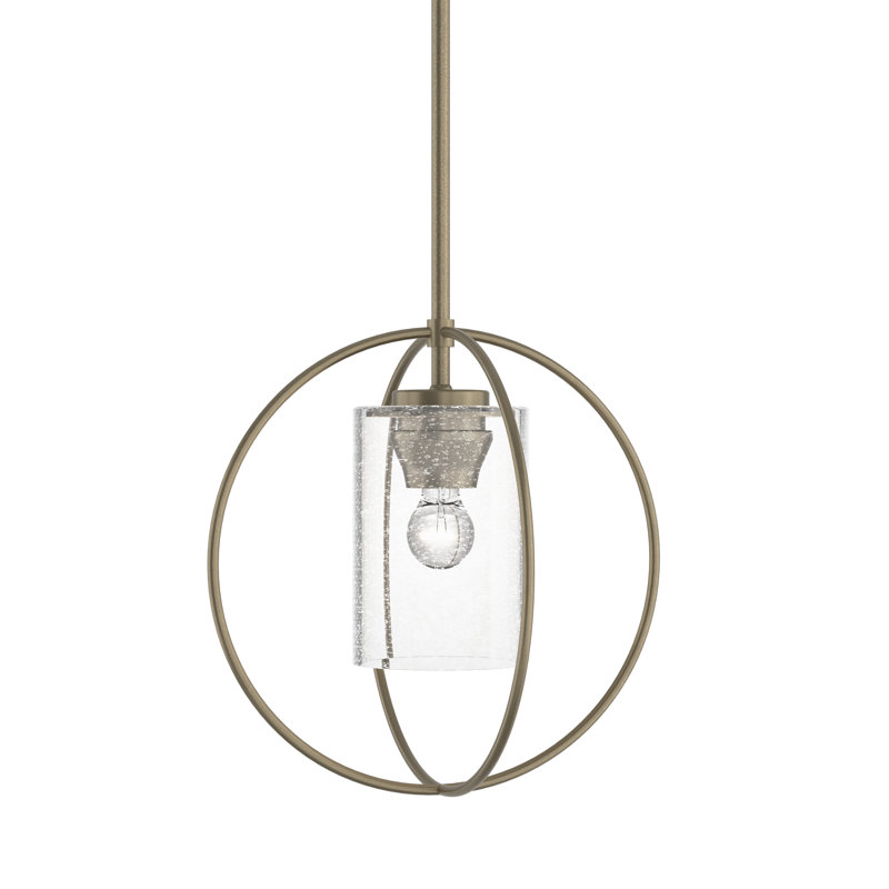 Interlude 1 - Light Unique/Statement Globe Pendant, Opal, Soft Gold