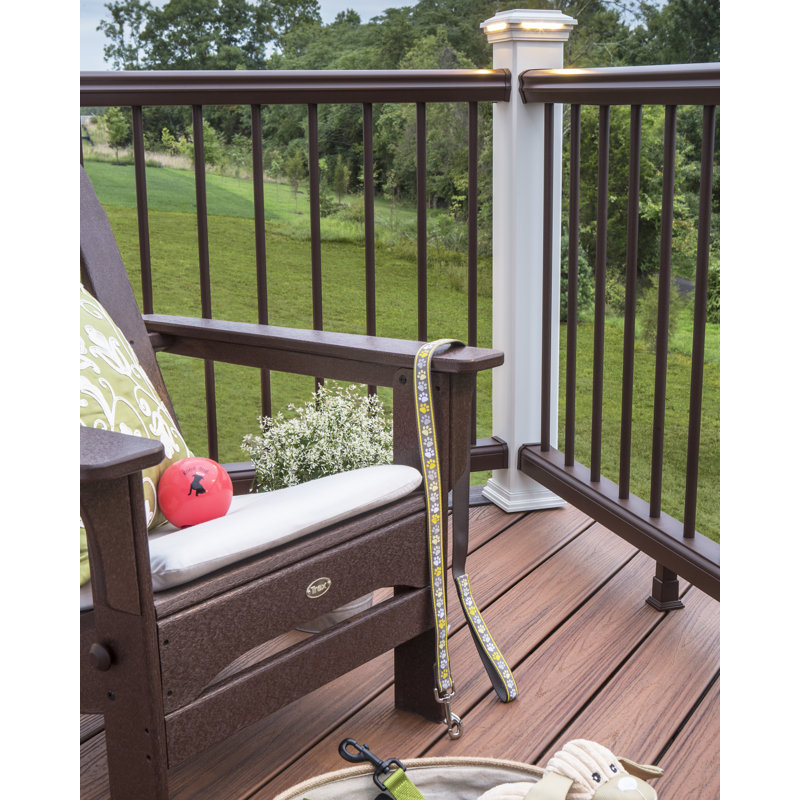 TREX Outdoors Cape Cod Folding Adirondack, Dark Brown