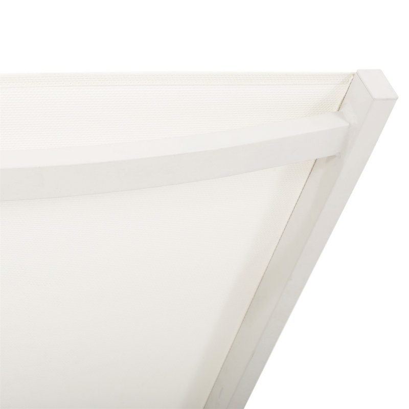 Modesta Chaise Lounge, White