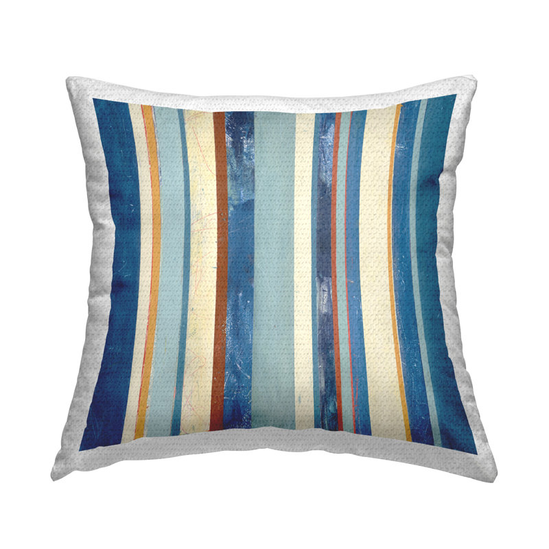 Striped Indoor/Outdoor Throw Pillow