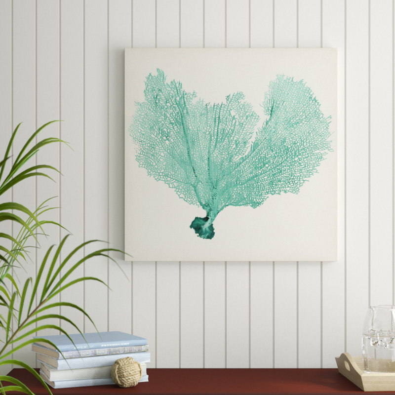Sea Fan VI, impression sur toile, H 30 po x l 30 po, Toile tendue