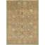 Tapis olive en laine nouée à la main de conception unique 11 pi 10 po x 17 pi Mehdi