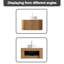 Meuble-lavabo 30 po, armoire de rangement en contreplaqué rayé à bord arrondi avec tiroir 30 po-1194573147