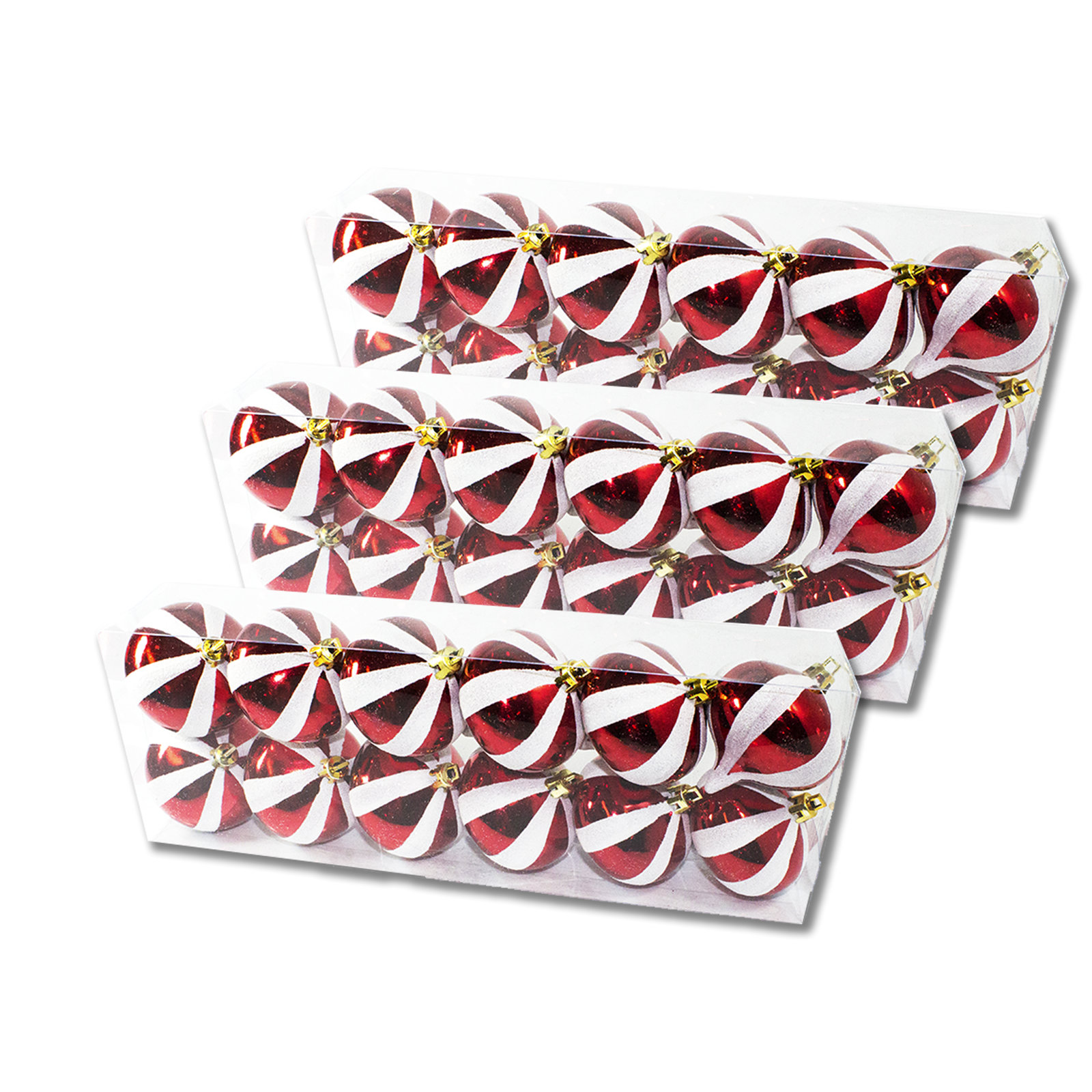 3'' Shatterproof Ball Ornament, Red