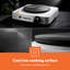 Geepas 1000 Watt Electric Single Hot Plate