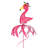 Bird Spinner Stake - Flamingo