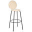 Rheuark Upholstered Counter Stool with Metal Frame-1000081987