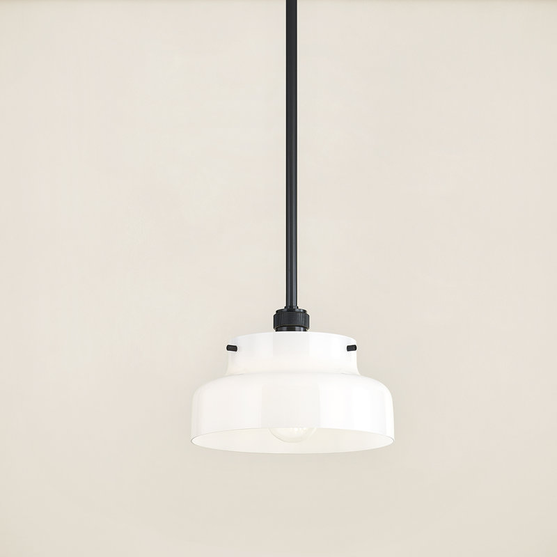 Luminaire suspendu 1 lumière Luella, Bronze vieilli, H 7,5 po x l 11 po x P 11 po