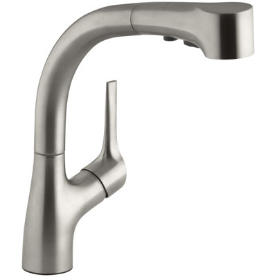 Elate Pull Out Single Handle Kitchen Faucet